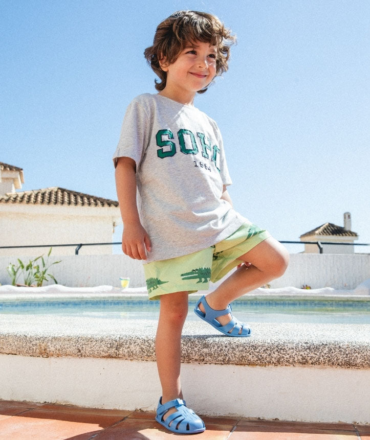 Sandálias Igor Nemo, Azul (Barefoot Concept)