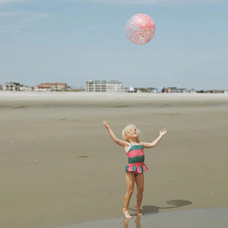 Bola de praia infantil coração