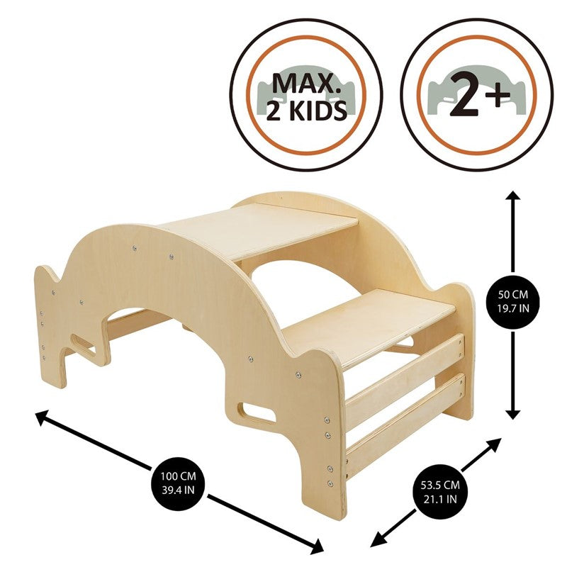 Arco e Mesa de Balanço Rock and Grow Montessori