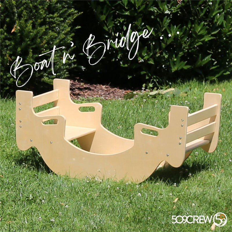 Arco e Mesa de Balanço Rock and Grow Montessori