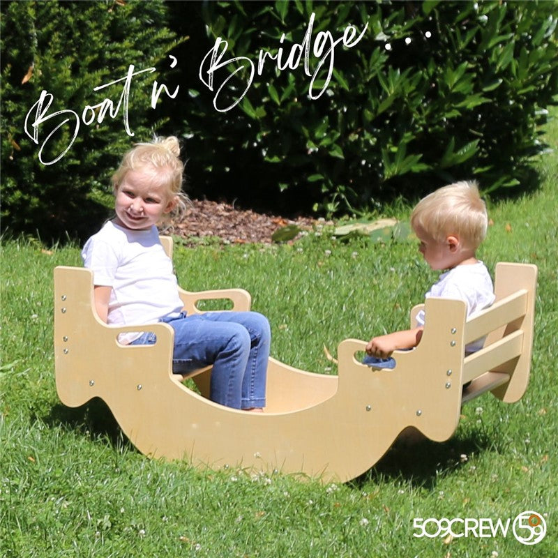 Arco e Mesa de Balanço Rock and Grow Montessori