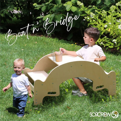 Arco e Mesa de Balanço Rock and Grow Montessori