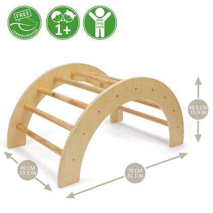 Arco de Escalada com rampa ZOO Montessori