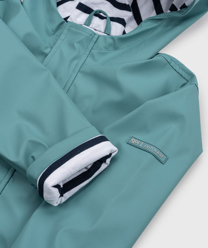 Casaco Impermeável Igor Euri, Turquesa