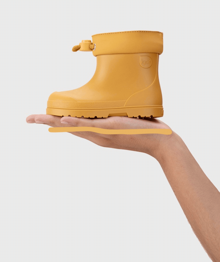 Galochas Igor Mendi (barefoot) Amarelo