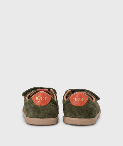 Ténis Igor Suede, Kaki (Barefoot Medium)
