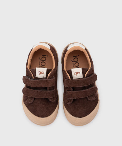 Ténis Igor Suede, Marron (Barefoot Medium)