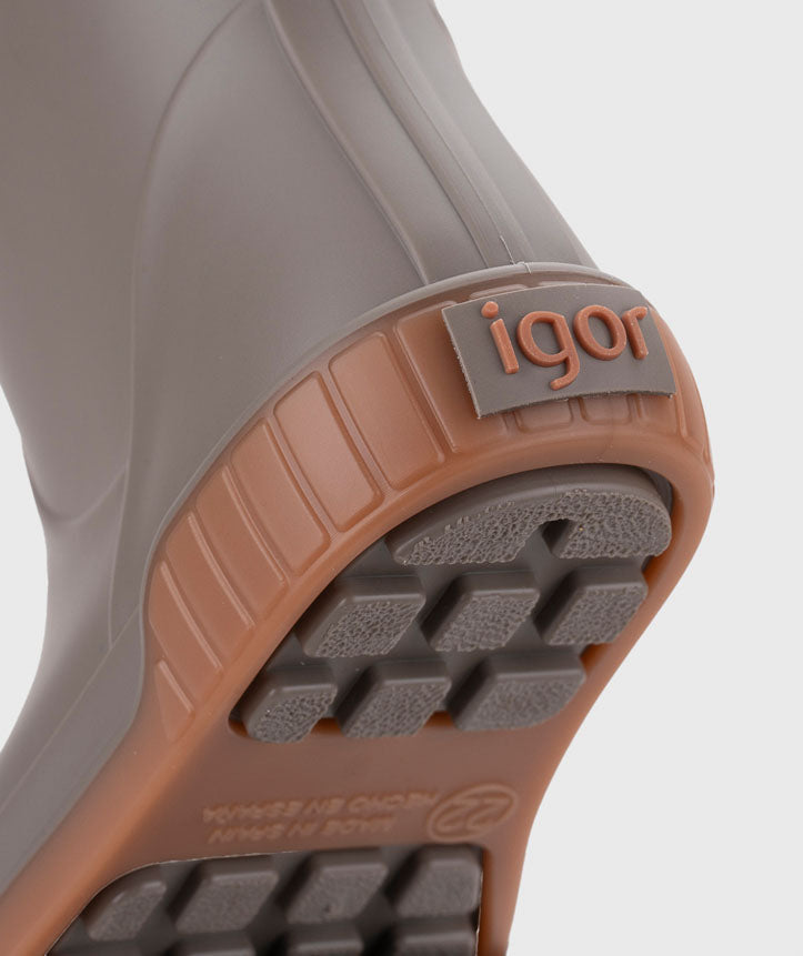 Galochas Igor Pau (Barefoot Medium, Taupe