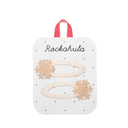 Ganchos com brilhantes Snowflake, Rockahula