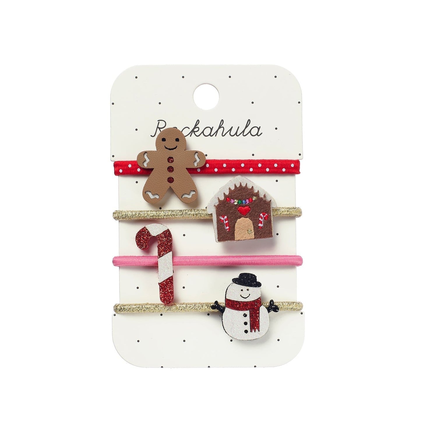 Conjunto de 4 elásticos Jolly Gingerbread, Rockahula