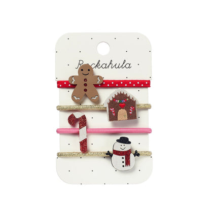 Conjunto de 4 elásticos Jolly Gingerbread, Rockahula