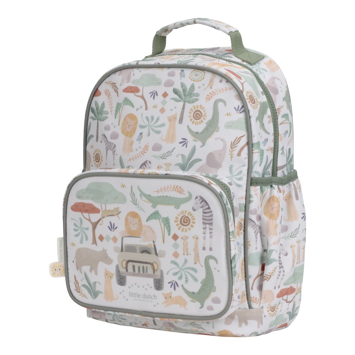 Mochila Branco 35 cm, Safari Friends
