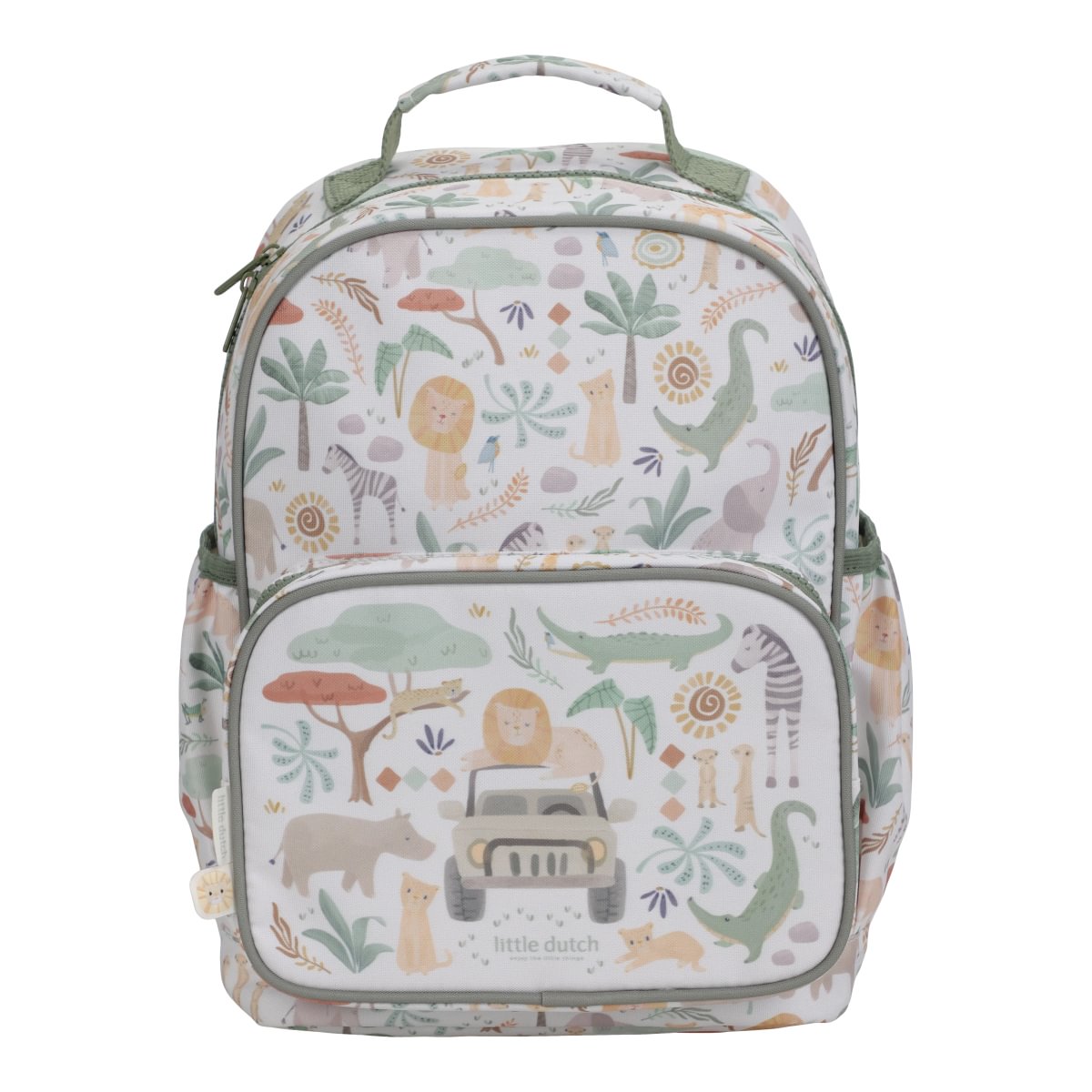 Mochila Branco 35 cm, Safari Friends