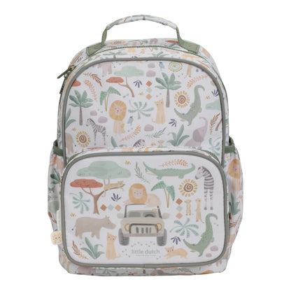 Mochila Branco 35 cm, Safari Friends