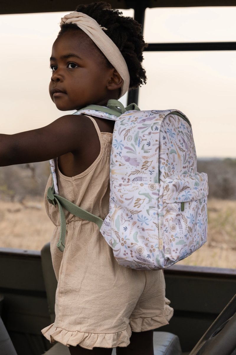 Mochila Branco 20 cm, Safari Friends