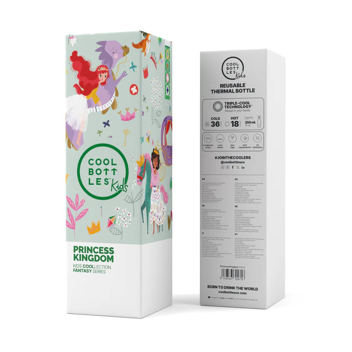 Garrafa térmica Cool Bottles, Princess Kingdom 350ml