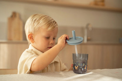 Little Dutch - Copo de Criança Mio com palhinha 250ml, Forest Friends