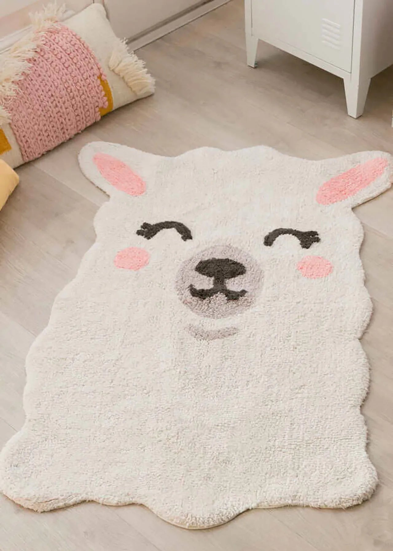 Lorena Canals - Tapete Infantil Lavável na Máquina Roupa "Smile like a Lama"