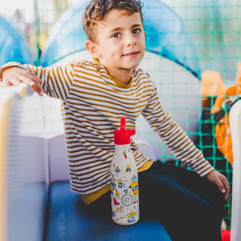 Garrafa térmica Cool Bottles, Messy Robots 350ml
