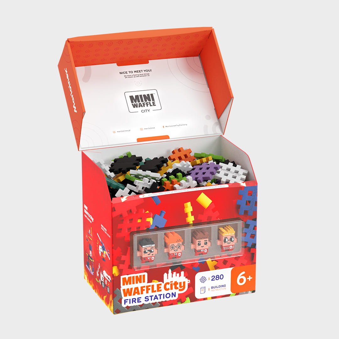 Marioinex Mini Waffle, City Fire Station 280 6+