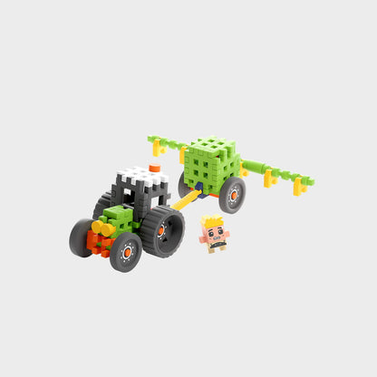 Marioinex Mini Waffle, Farmer Tractor with Sprayer