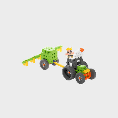 Marioinex Mini Waffle, Farmer Tractor with Sprayer