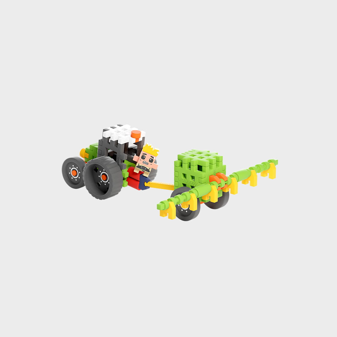 Marioinex Mini Waffle, Farmer Tractor with Sprayer