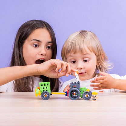 Marioinex Mini Waffle, Farmer Tractor with Sprayer