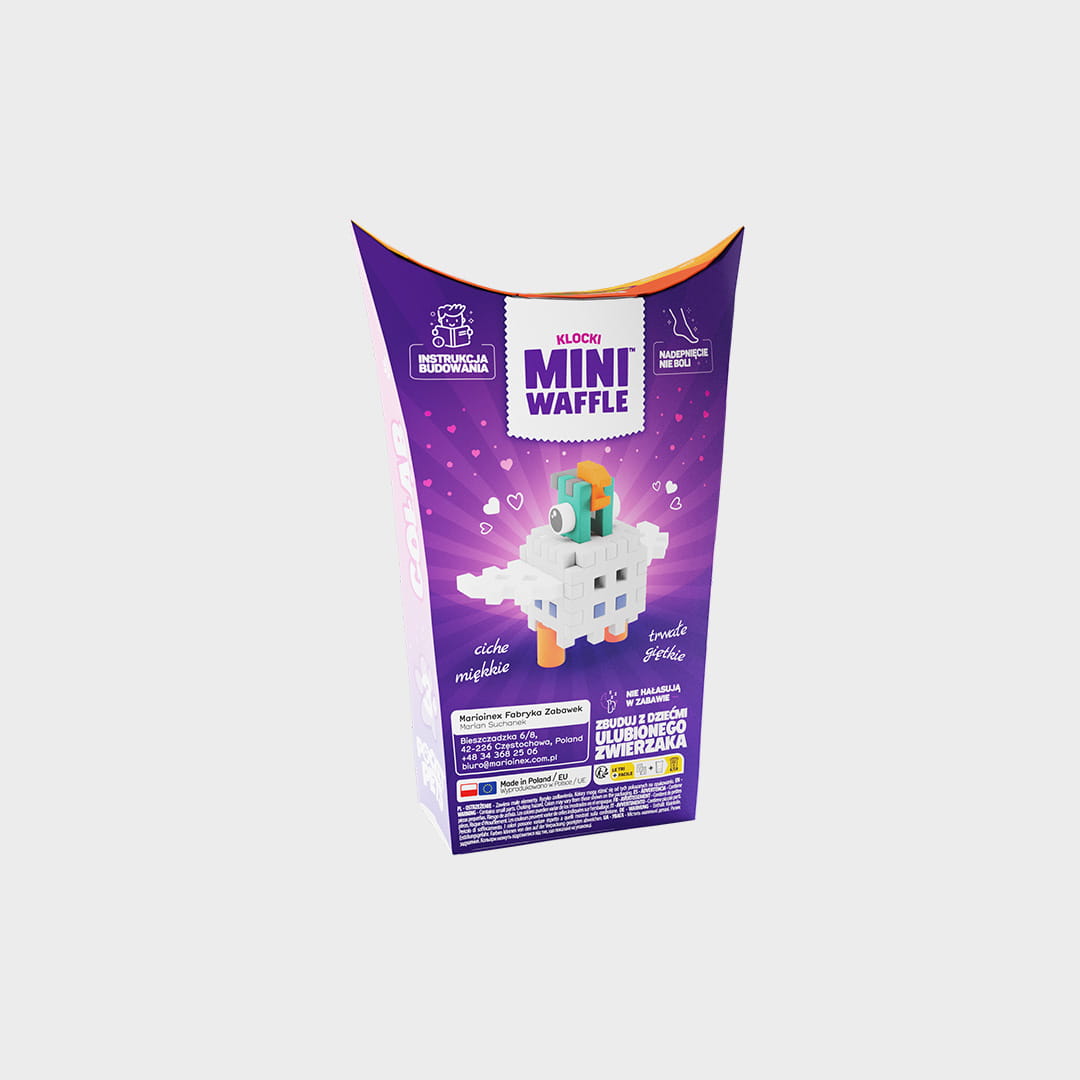 Marioinex Mini Waffle, Pocket Pet Pombo 3+