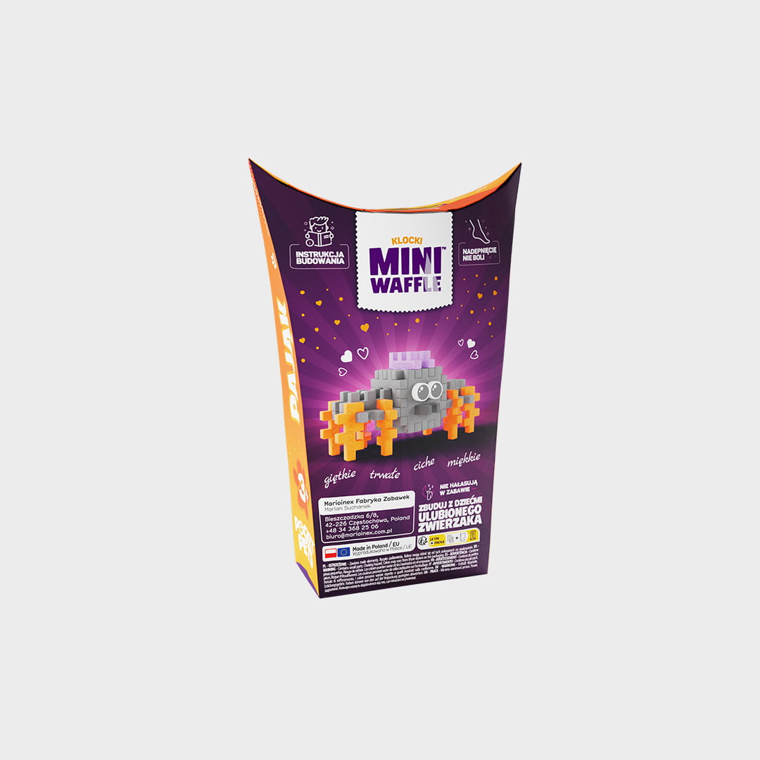 Marioinex Mini Waffle, Pocket Pet Aranha 3+