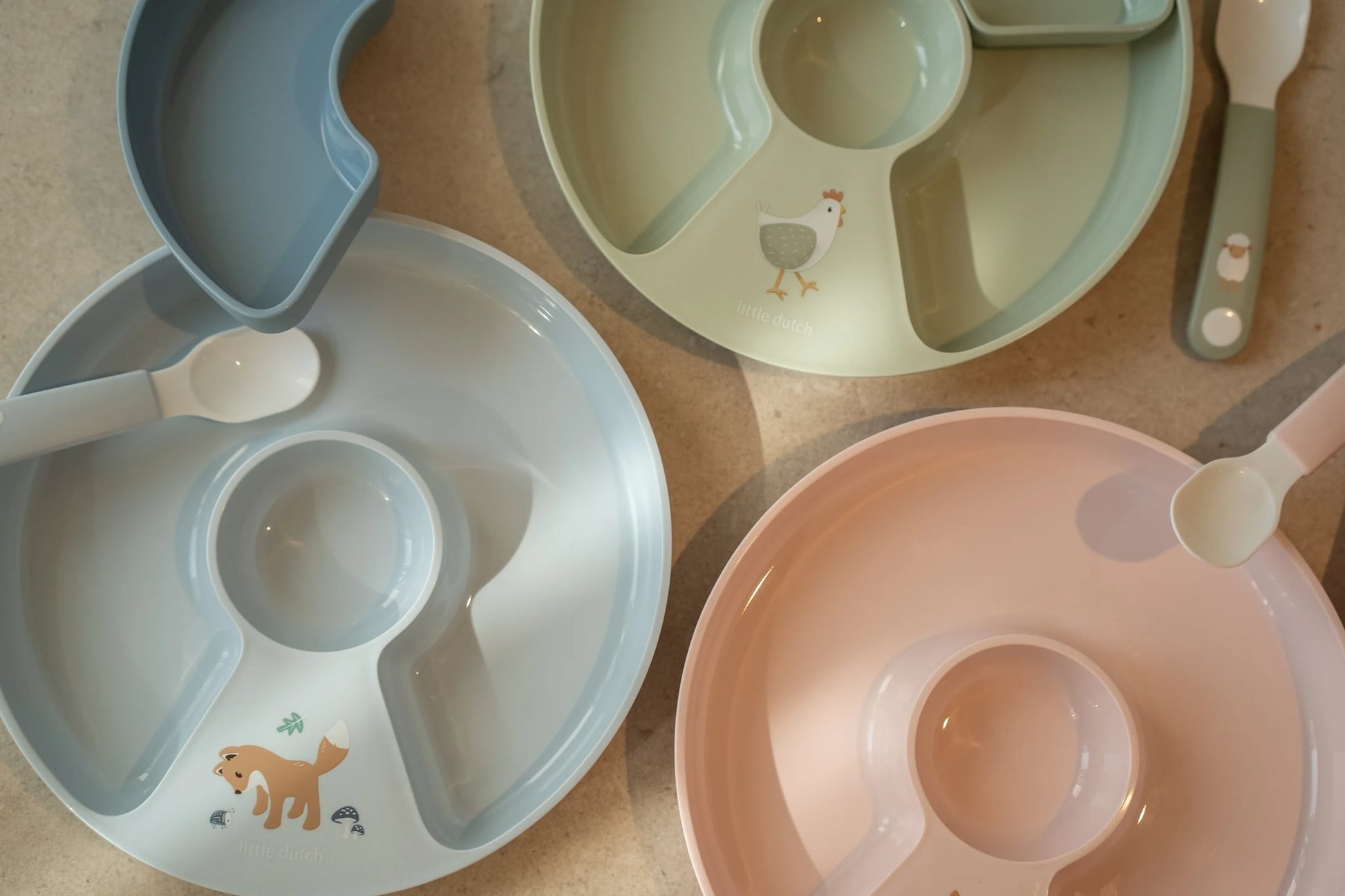 Little Dutch - Conjunto de Refeição de Bebé 3 peças, Little Farm