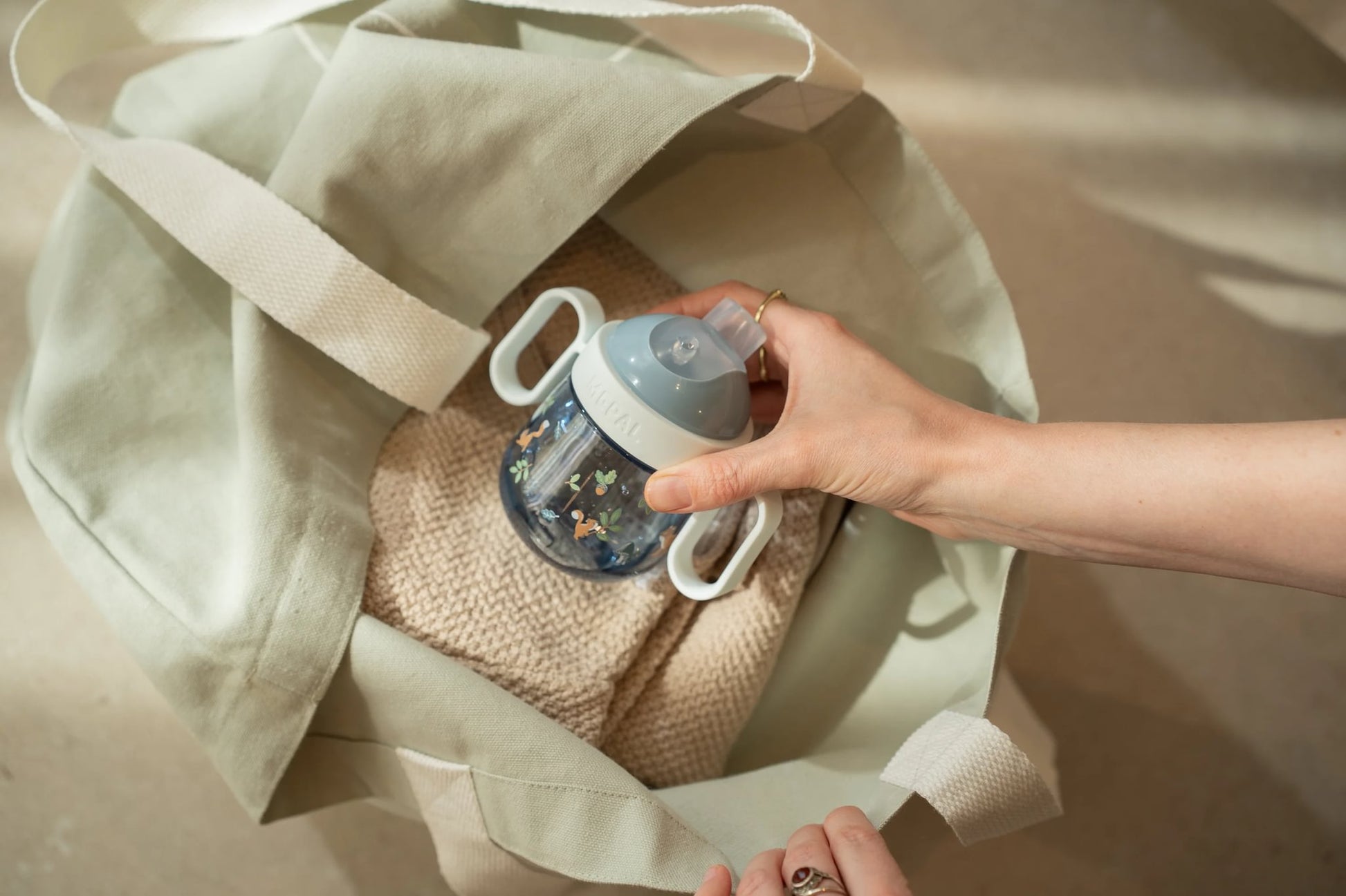 Little Dutch - Copo Anti-pingos 200ml, Forest Friends 