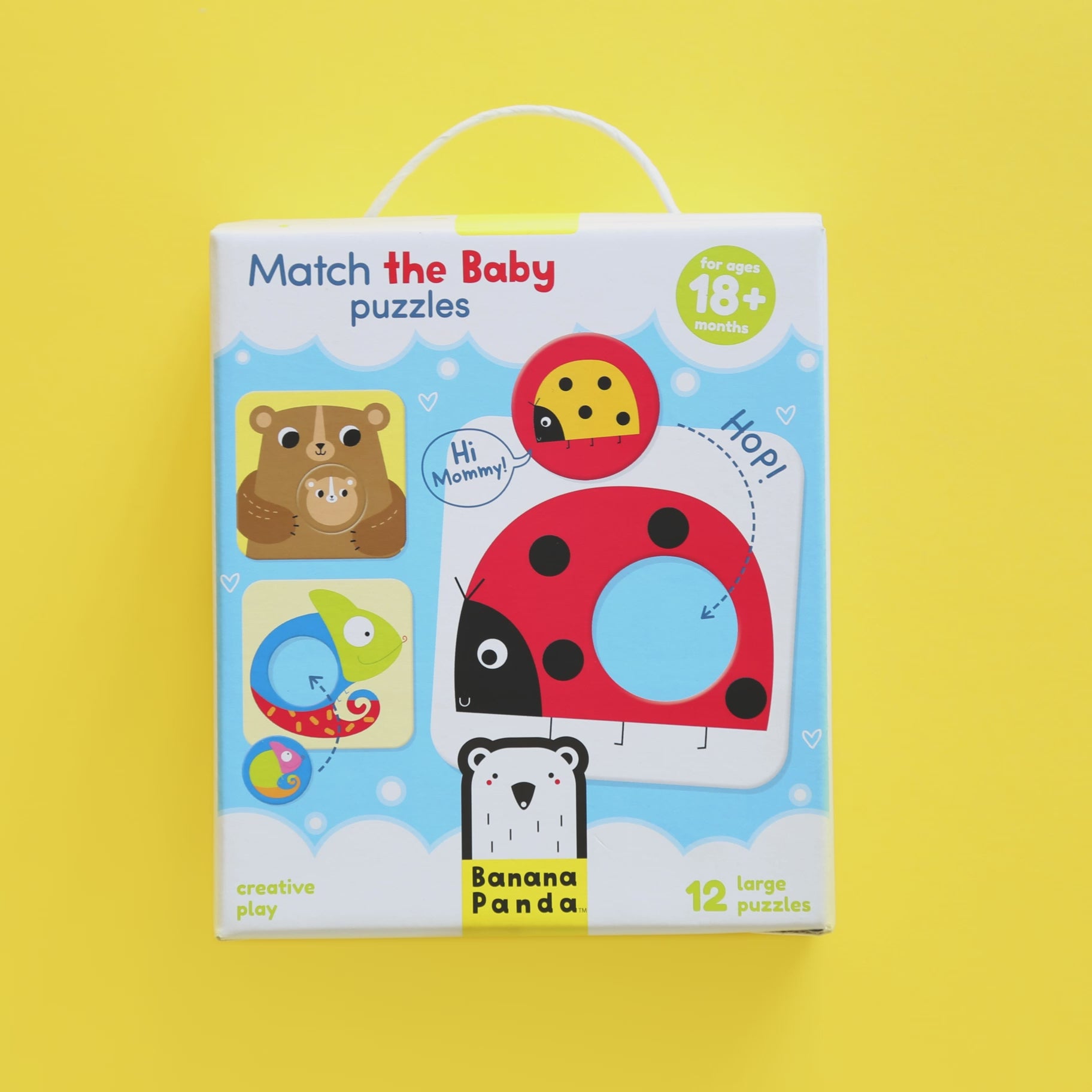 Match the baby puzzles 18m+ Banana Panda