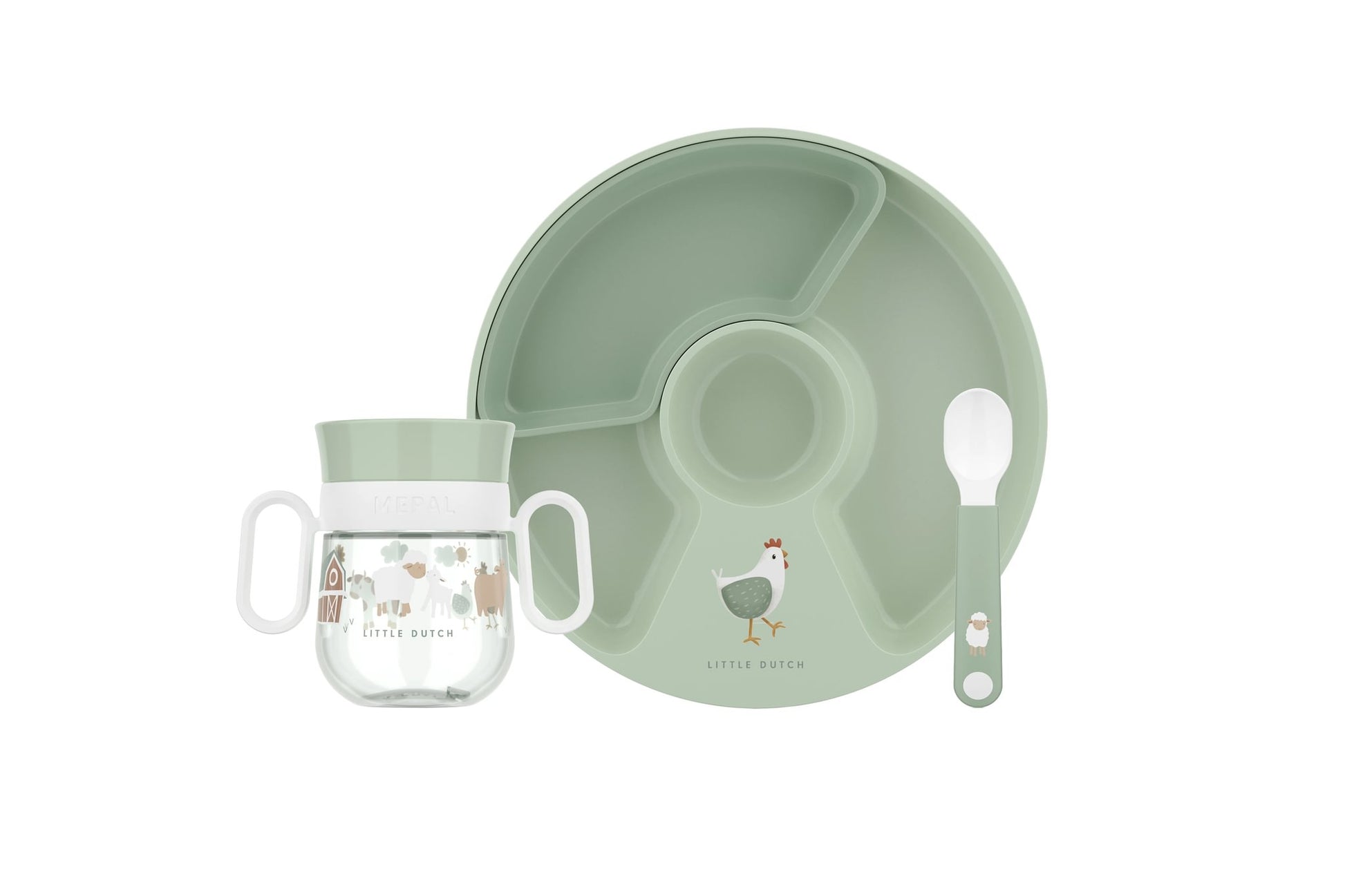 Little Dutch - Conjunto de Refeição de Bebé 3 peças, Little Farm