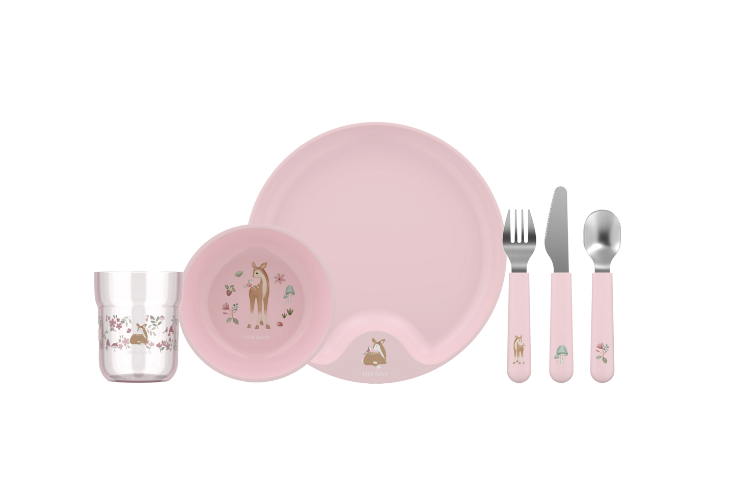 Conjunto de refeição de Criança Mio 6 peças, Fairy Garden 