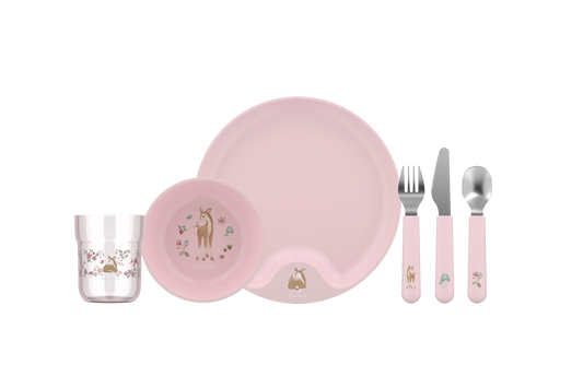 Conjunto de refeição de Criança Mio 6 peças, Fairy Garden 