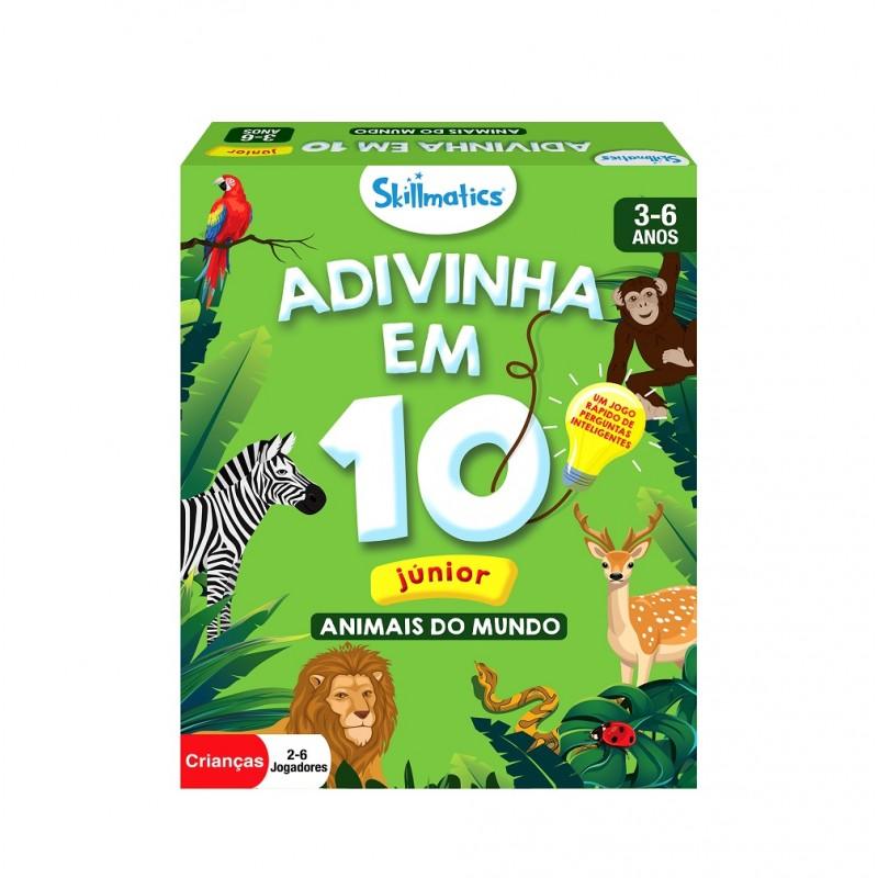 Adivinha em 10 Junior - Animais do Mundo Skillmatics