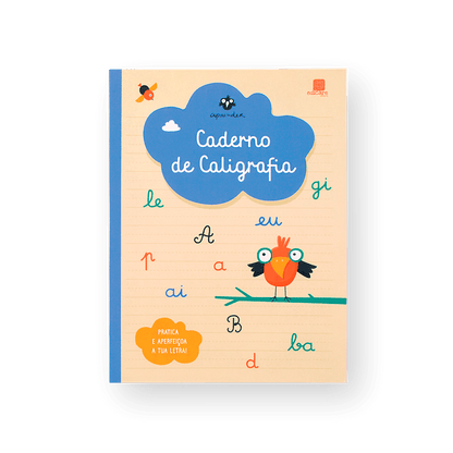 Caderno caligrafia Edicare