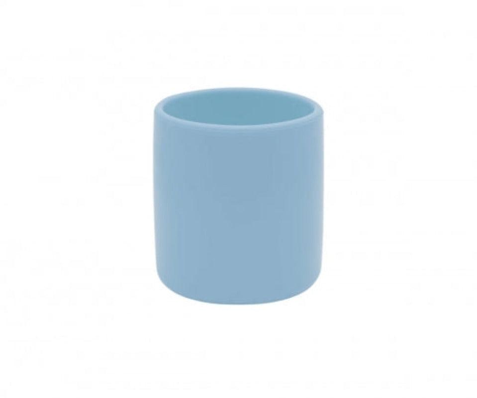 Copo de silicone anti-deslizante azul