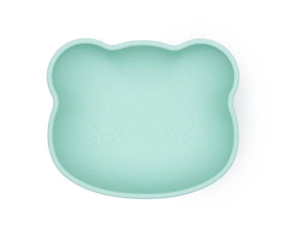 Tigela de silicone com ventosa menta