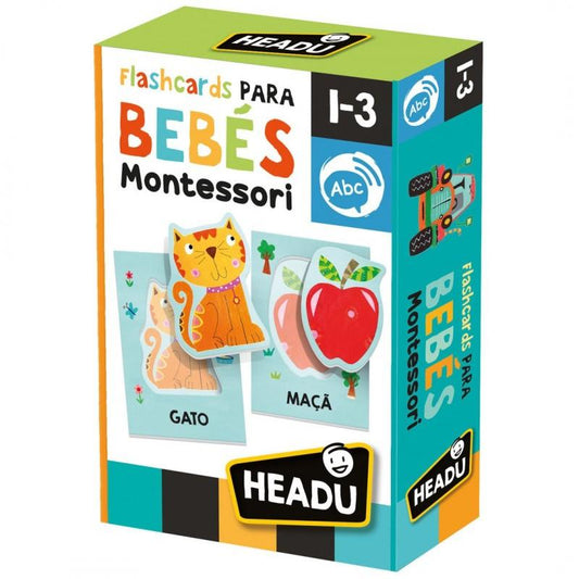 Flashcards para bebé montessori